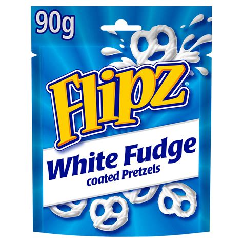 Flipz Pretzels White Fudge Flavour Snacks G Sharing Bags Tubs