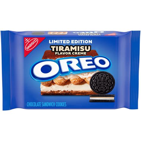 Oreo Chocolate Sandwich Cookies Tiramisu Flavored Creme Limited