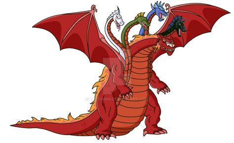 Dungeons and Dragons Cartoon Tiamat by greymmm on DeviantArt