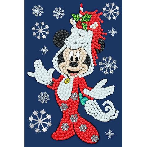 Craft Buddy CCK 10x15DNY02 Crystal Card Kit Festive Minnie Modell