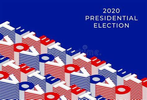 Faixa De Votação 2020 Estados Unidos Das Eleições Presidenciais Na