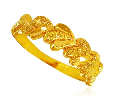 22K Gold Ladies Ring - Rilg22066 - [Rings > Ladies Gold Ring]