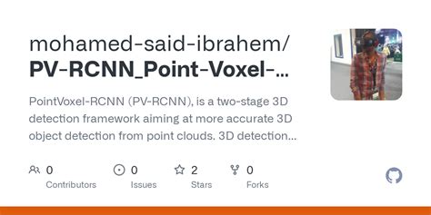 GitHub Mohamed Said Ibrahem PV RCNN Point Voxel Feature Set