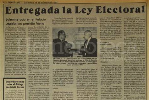 La Ley Electoral Y De Partidos Políticos Vigente Desde 1986