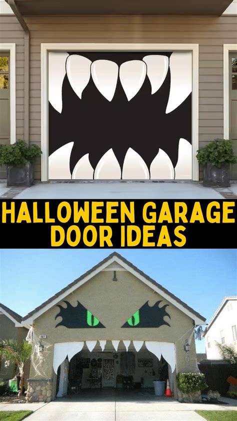 Spooktacular Halloween Garage Door Ideas 🎃 - GARAGE GUIDES