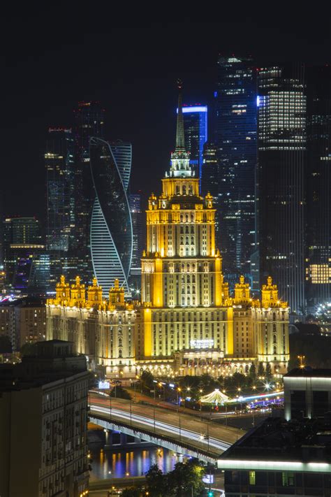 Ночная Москва | Пикабу