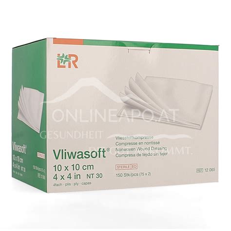 Vliwasoft Vliesstoffkompressen Steril 4 Lagig 10 X 10 Cm Schnell