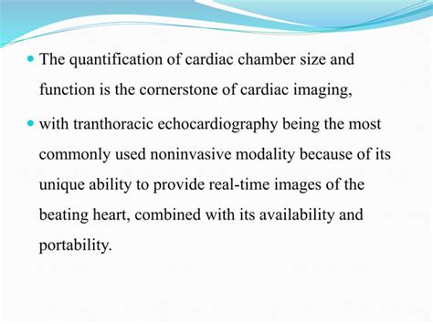 Echocardiographic Assessment Of Left Ventricular Systolic Function Ppt