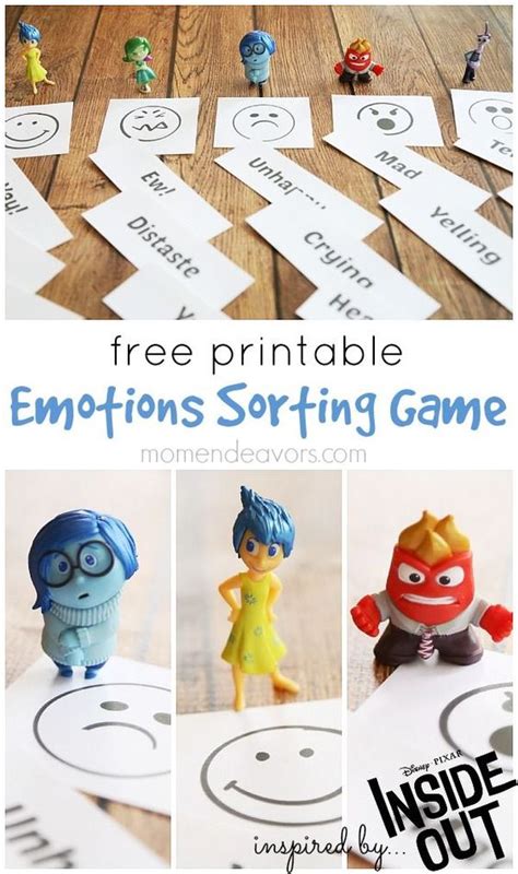 Printable Emotions Inside Out Game