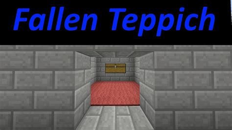 Tutorial Fallen Tepich Zum Nach Bauen Eleganter Art Minecraft