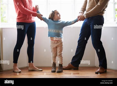 Two Parents Fighting Over Child In Divorce Concept Stock Photo Alamy