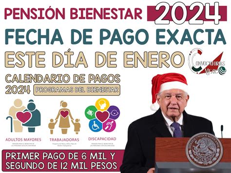 Pensión Bienestar 2024 Conoce el Calendario de pagos para el 2024