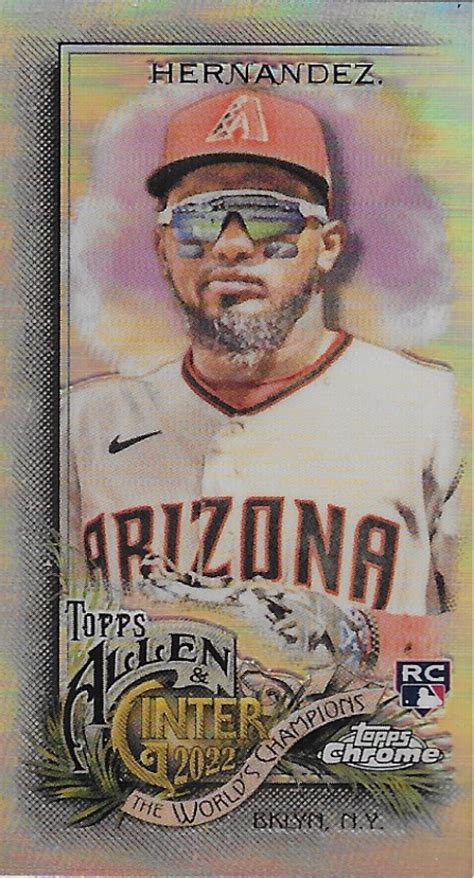 2022 Topps Allen And Ginter Chrome Mini Refractor Baseball Checklist