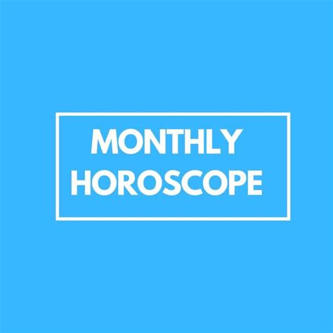 Monthly Horoscope - FutureScopeAstro