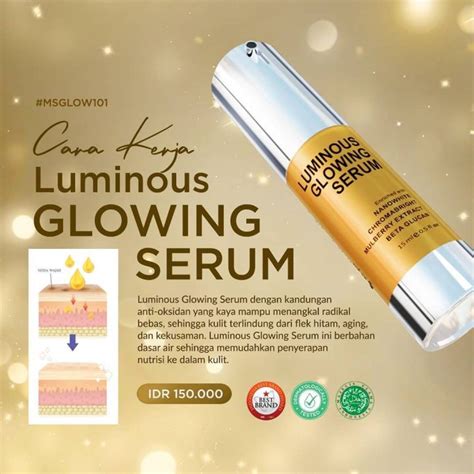 Luminous Glowing Serum MS GLOW Lazada Indonesia