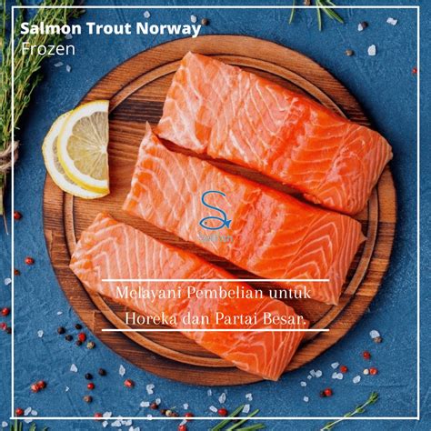 Jual Ikan Salmon Norwegia Fillet PREMIUM 100gr 100 Norwegian Salmon