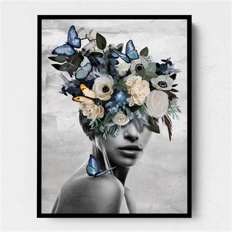 Blue Butterfly Wall Art