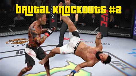 EA Sports UFC 2 Best Brutal Knockouts Compilation 2 YouTube