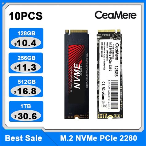 노트북 데스크탑 하드 드라이브용 내부 하드 디스크, M.2 NVMe Pcie, 128GB, 256GB, 512GB, 1TB ...
