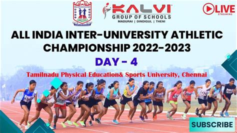 Day 4 82nd All India Inter University Athletics Championship 2022