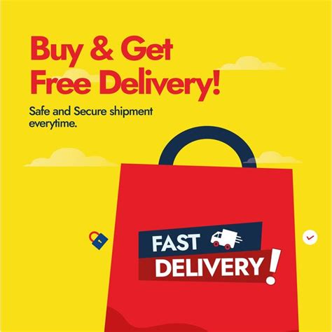 Premium Vector A Poster For Buy And Get Free Delivery Fast Secure