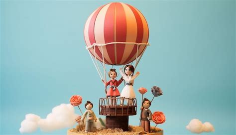 Premium AI Image Hot Air Balloon Decor