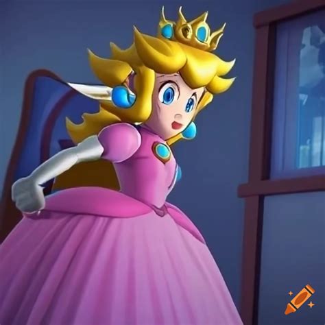 Link And Princess Peachs Ballgown In A Palace Dressing Room On Craiyon