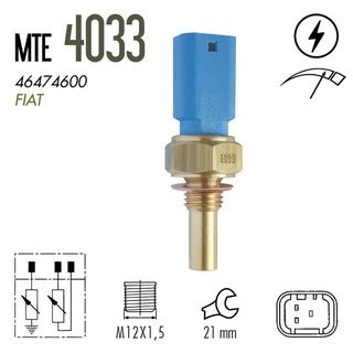 Sensor Temperatura Agua Plug Eletronico Fiat Siena Elx Tetrafuel 1 4 8V