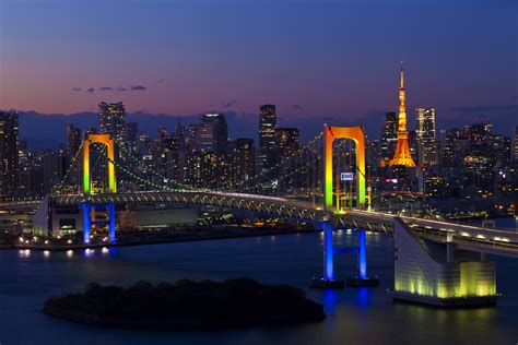 Panoramic night view of Tokyo Bay from Fuji TV's Sphere - Japan Today