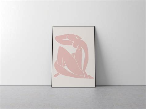 Henri Matisse Pink Nude Modern Art Exhibition Poster Matisse Etsy