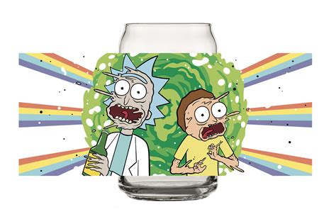 Rick And Morty Drip Rick And Morty Beer Glass Pop Pop Glass