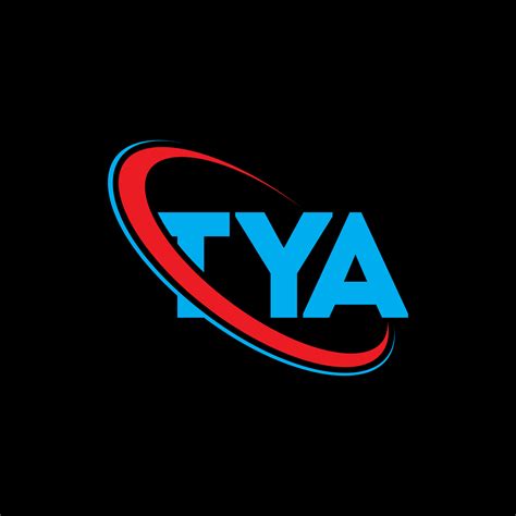 TYA logo. TYA letter. TYA letter logo design. Initials TYA logo linked ...