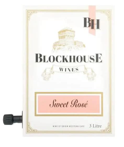 Ultra Liquors Parow Blockhouse Sweet Rose 3000ml X 6