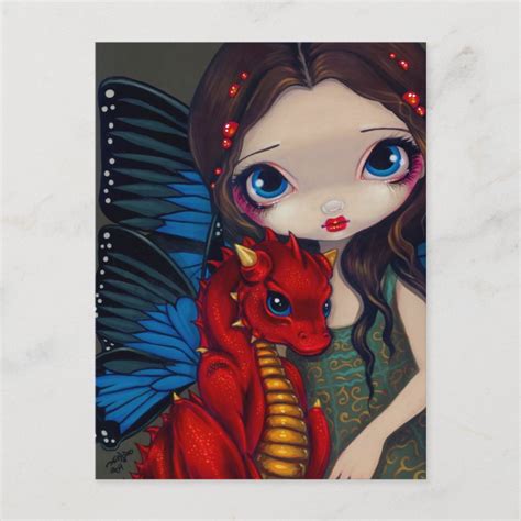 Baby Red Dragon Postcard Zazzle