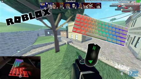 Rk Keyboard Asmr Roblox Arsenal Gameplay K Fps Youtube