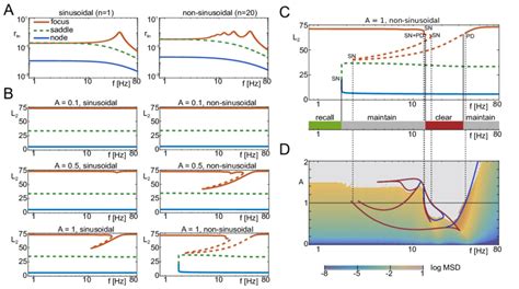 Linear And Nonlinear Response A Linear Response Of Focus Saddle And Download Scientific