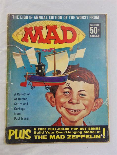 Mad Magazine Lot 5 The Worst From Mad And Trash From Mad Vintage 1960