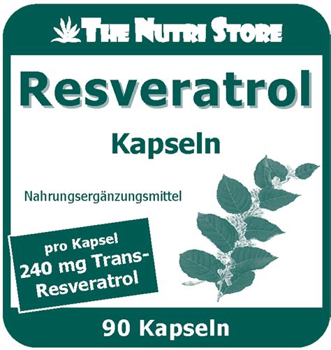 Resveratrol 240 Mg Kapseln 90 Stk Energia Vital Shop Tanken Sie