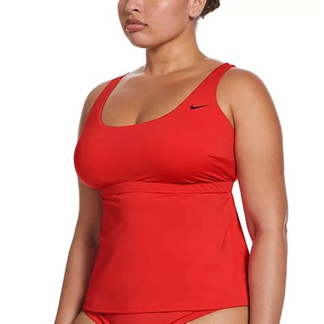 Plus Size Nike Racerback Tankini Top