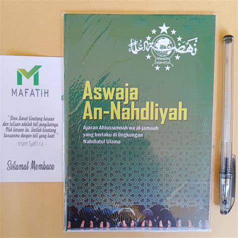 Jual Buku Aswaja An Nahdliyah Ajaran Ahlussunnah Wal Jamaah Yg Berlaku