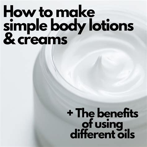 How To Make Simple Lotions And Creams From Scratch With Any Oil Fizz