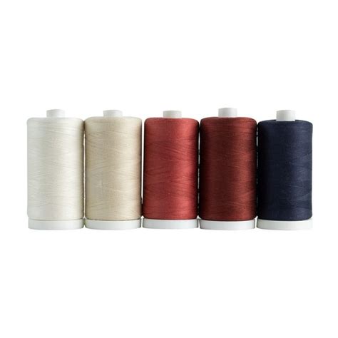 Connecting Threads 100 Cotton Thread Sets 1200 Yard Spools Set Of 5