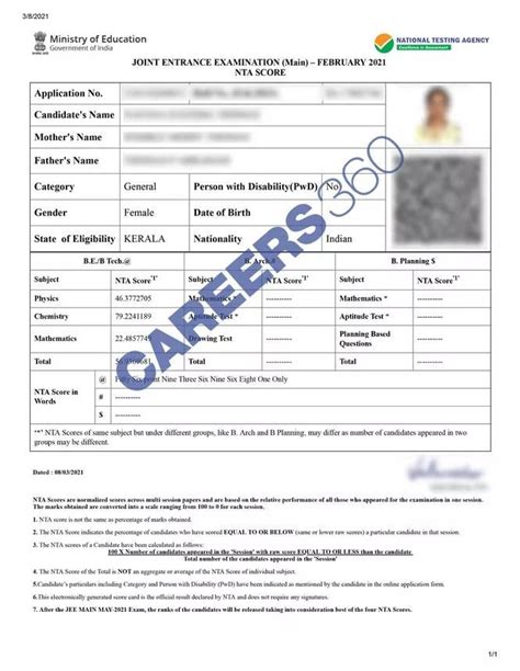 Jee Main Result 2023 Jee Mains Qualifying Cut Off Marks For Iit Nit