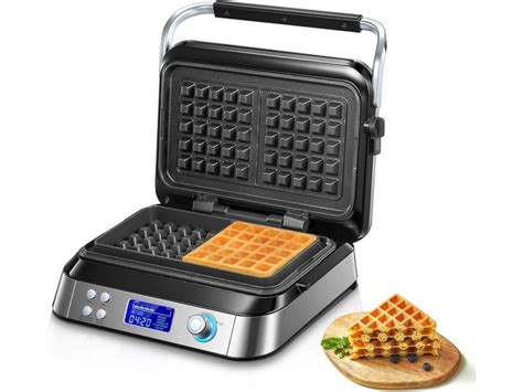 Gaufrier Gaufre Belge W Gris Noir Conforama