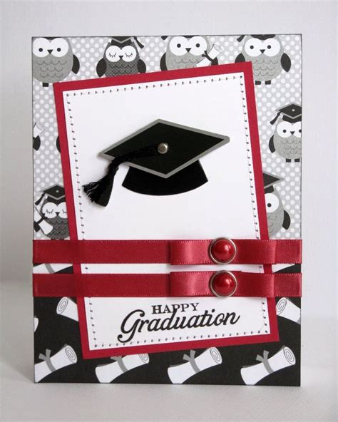 Doodlebug Cap Gown Graduation Card By Mendi Yoshikawa Graduation