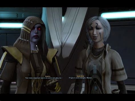 SWTOR Nadia Grell Conversations Part 4 Jedi Consular Female