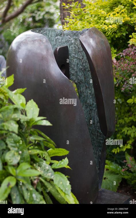 Hollow Form With Inner Form 1968 Bronze Sculpture At Barbara Hepworth