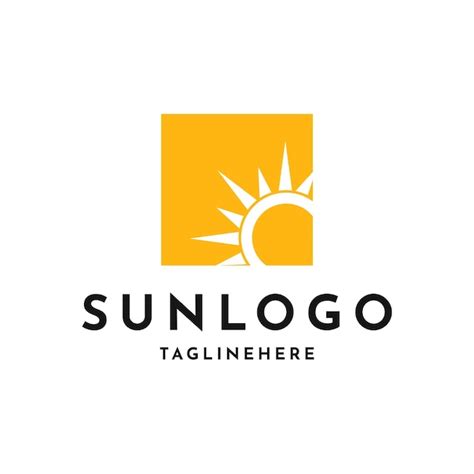 Premium Vector | Modern sun logo design idea