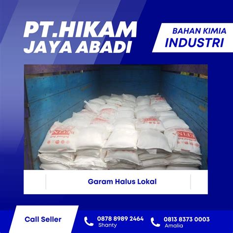 Garam Halus Lokal Solusi Tepat Untuk Kebutuhan Industri Distributor