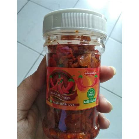 Jual Sambal Udang Rebon Sambal Kemasan Sambal Ulek Shopee Indonesia